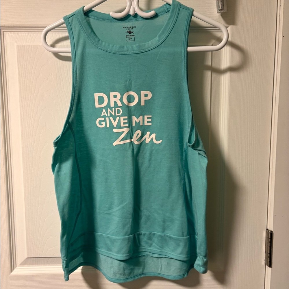 Athletic Works Women's Teal Muscle Tee